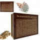 WENGE-SPARKARTEN-BOX MIT GRAVUR IHRER INSTRATIONS-GESCHENK-HERAUSFORDERUNG