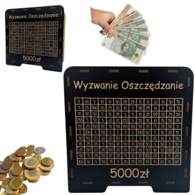    SCHWARZE PIGGY BOX CHALLENGE SAVING CROSS BOX GESCHENK GESCHENK