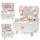  Mini-Schminktisch aus Holz mit LED-Beleuchtung Mamabrum Butterfly