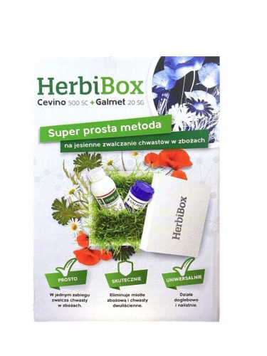 Herbizid-Set Cevino 500 SC und Herbibox zur effektiven Unkrautbekämpfung in Getreidefeldern