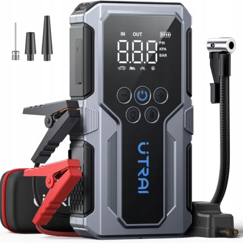  JUMP STARTER BOOSTER POWERBANK KOMPRESSOR STARTGERÄT 1500A UTRAI