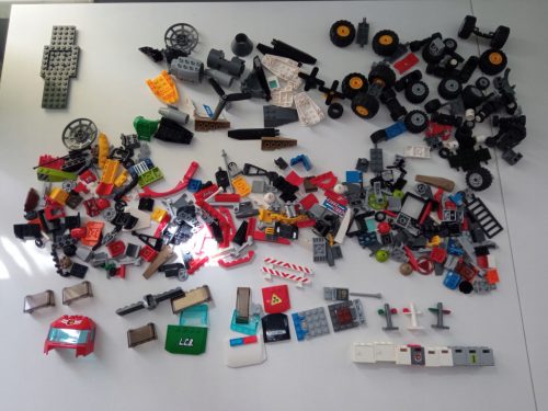  Lego-Mix-Mix – Fahrzeugelemente, Autos, Räder, Fenster und vieles mehr (T)