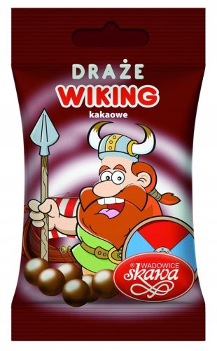 WikingDraże kakaowe in kakaohaltiger Glasur - 20 Packungen à 70g
