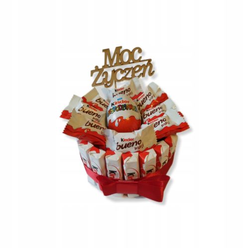  KINDER Kuchenmischung Geschenkbox 29 Stück + TOPPER