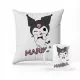  KISSEN + BECHER-SET, GESCHENK FÜR EIN KIND KUROMI HELLO KITTY + NAME #13