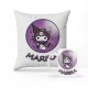  KISSEN + BECHER-SET, GESCHENK FÜR EIN KIND KUROMI HELLO KITTY + NAME #21
