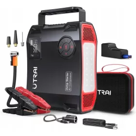    UTRAI Powerbank 5000A 150PSI Kompressor 5-in-1 27000mAh QC3.0 Taschenlampe