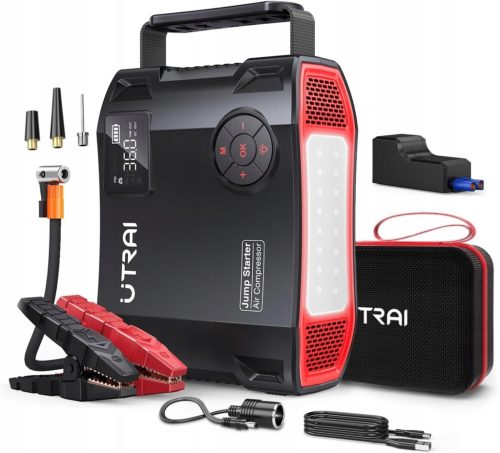  UTRAI Powerbank 5000A 150PSI Kompressor 5-in-1 27000mAh QC3.0 Taschenlampe