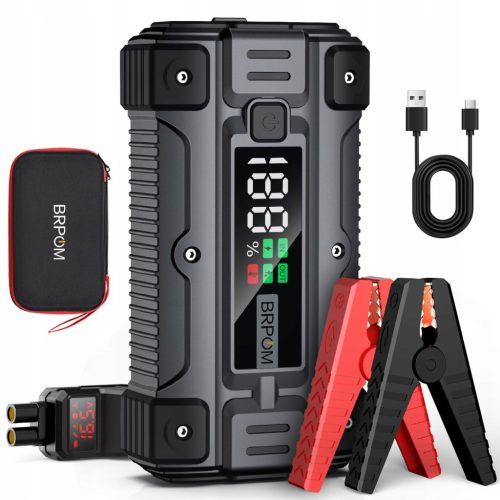  BRPOM Powerbank 5000A 12V LED Startbildschirm Booster Auto SUV