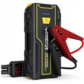    VOLTSURGE Powerbank-Überbrückungskabel 3000 A, automatische 12-V-LED-Taschenlampe