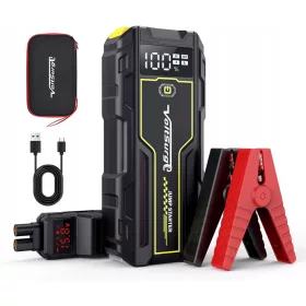    VOLTSURGE Powerbank-Starthilfekabel 6000 A 12 V für Benzin und Diesel USB 3.0