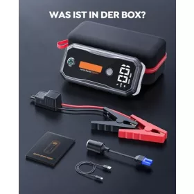    BUTURE Starthilfe 5000A 26800mAh (Alle Gase/10L Diesel) Autobatterie, BETA03