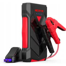  NEXPOW Start-Powerbank 7L Benzin 55L Diesel 12V USB LED
