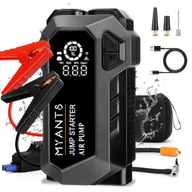    Q18 Powerbank mit Kompressor 4000A LED Schnellladung 12V 10L 8L