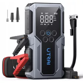    UTRAI Powerbank mit Kompressor 4000 A 150 PSI für 85 l Benzin und 65 l Diesel