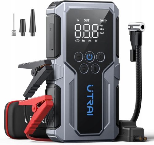  UTRAI Powerbank mit Kompressor 4000 A 150 PSI für 85 l Benzin und 65 l Diesel