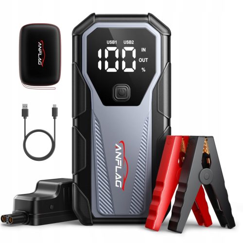  ANFLAG Starthilfe Powerbank 5500A für Fahrzeuge 12V LED USB 3.0