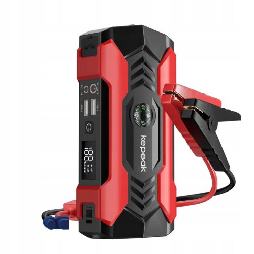  Powerbank-Überbrückungskabel, 2000 A, 12 V, LED, USB, 6 l Benzin, 4 l Diesel