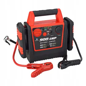    AUTO Jump Starter Power Pack 900A 12V Power Bank Kompressor 150PSI
