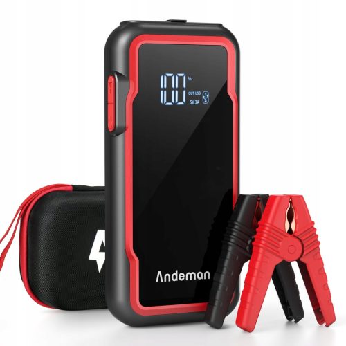  POWERBANK-Batteriekabel, 20.000 mAh, 3.000 A, 12 V, bis zu 9 l Benzin, 7 l Diesel