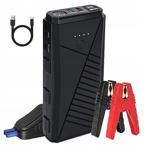  YONGPOW Start-Powerbank 2000 A 12 V, 8,0 l Benzin, 6,5 l Diesel, LED