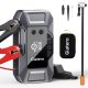  GIATERO Starthilfe Powerbank 4000A Kompressor 150PSI LCD USB QC3.0 LED