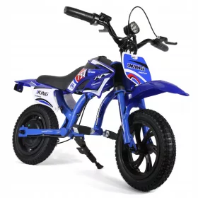    JKing 6V Elektromotorrad, Kindermotorrad mit blauem Scheinwerfer