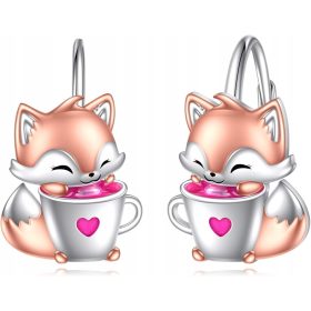  Mennica Bydgoska Ohrringe 130/11 Silber Füchse. 925