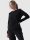  Damen-Sweatshirt ohne Reißverschluss ohne Kapuze 4F 4FWMM00TSWSF1469 - schwarz