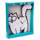  Wanduhr - Simons Katze