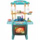  Kinderspielküche, Backofen, Brenner, Geräusche, Lichter + Ausrüstung