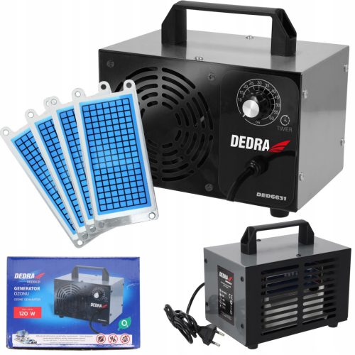  DEDRA Ozonator Ozongenerator 60.000 mg/h Luftreiniger Timer