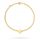  WUNDERSCHÖNES 585 GOLD HERZ-ARMBAND 14k