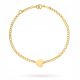  WUNDERSCHÖNES 585 GOLD HERZ-ARMBAND 14k