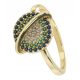  GOLDRING MIT ORBIT, Anti-Stress drehbar, Chirurgenstahl