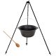  UNGARISCHER JAGDKESSEL AUS GUSSEISEN MIT 8 L STAND