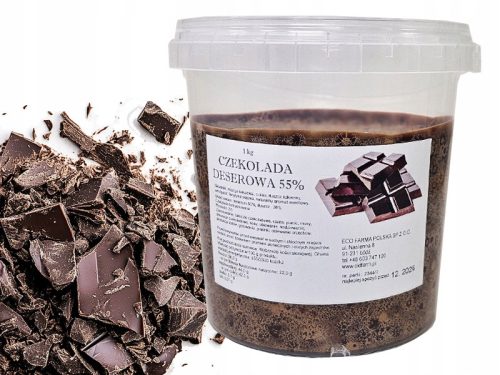 Hochwertige Dessertschokolade im praktischen Behältnis - 1000g