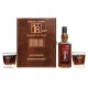  Braune Box mit Flasche + 2 Gläsern zum 18. Geburtstag BD20