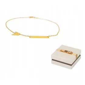  Goldenes Schmetterlingsarmband BZ133