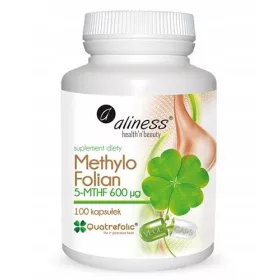   ALINESS Methylo Folian 600 - Hochverfügbares Folsäurepräparat für Schwangerschaft und mehr