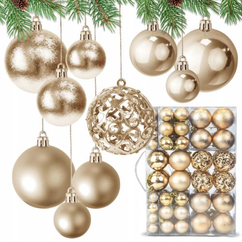  WEIHNACHTSKUGELN FÜR DEN WEIHNACHTSBAUM Set mit 100 Stück
