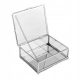  GRAZIA Schmuckkästchen mit Zopf, Silber, 13x11x5 cm HOMLA
