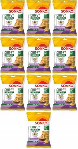 Sonko Kichererbsen-Chips mit Pilz-Sahne-Geschmack, 60g - Glutenfrei