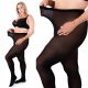  PLUS SIZE Mikrofaserstrumpfhose 40 DEN tiefschwarz VERA40 halbblickdichtes Phänomen