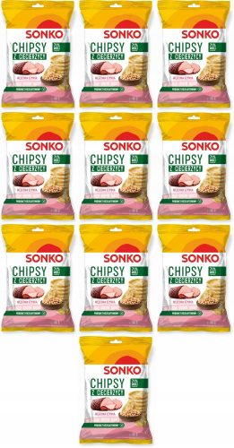 Chips aus Kichererbsen mit Rauchschinken-Geschmack, 60g - Glutenfrei