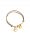  HUNDEPFOTEN-Armband mit Gravur MIT DEM NAMEN DER HUNDEPFOTE, GOLD, gravierte Schnur