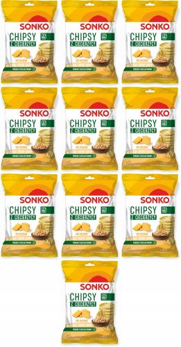 Kichererbsenchips mit Cheddar Geschmack von Sonko, 60g - Perfekt für Glutenfreie Diät