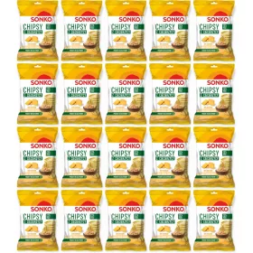   Chipsy z Ciecierzycy Sonko, Geschmack Cheddar Käse, 60g - Glutenfrei, Knusprig
