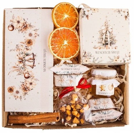  GESCHENKKORB WEIHNACHTSGESCHENKBOX mit Süßigkeiten GESCHENK