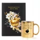  Lehrerkalender + goldene Tasse für Lehrer zum Lehrertag
